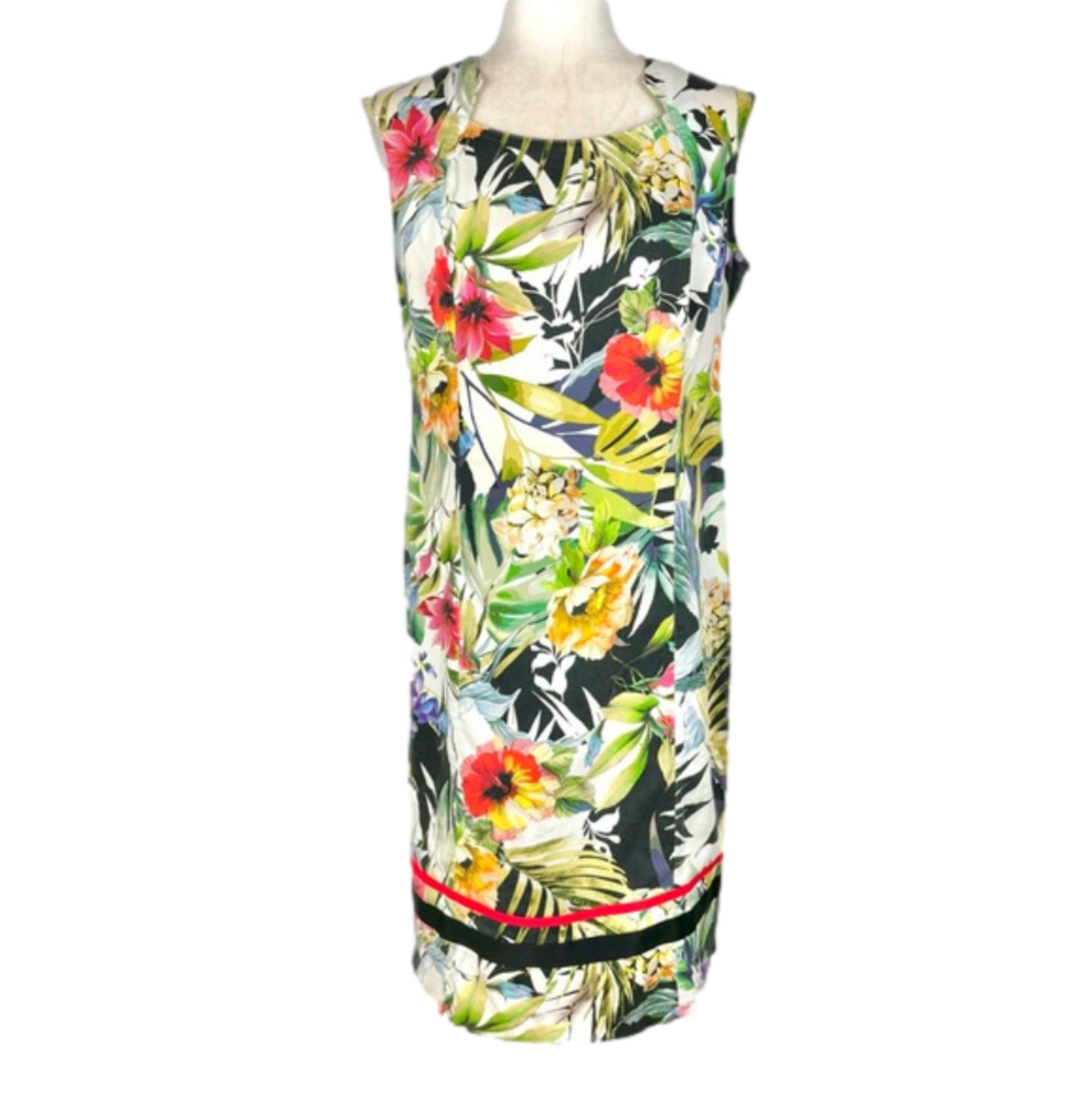 Jorli floral sheath dress